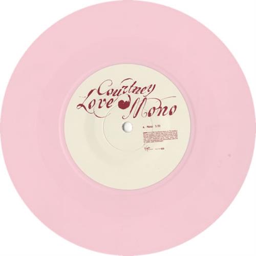 Courtney Love (Hole) Mono - Pink Vinyl UK 7